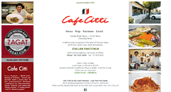 Desktop Screenshot of cafecitti.com